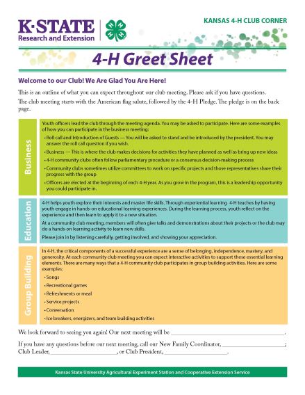 4-H Club Corner